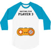Waiting for Player 3 Gamer 3/4 Sleeve Shirt