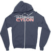 i'm a frakking cylon Zipper Hoodie