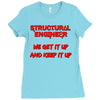 we  get it up Ladies Fitted T-Shirt