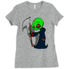 grim reaper Ladies Fitted T-Shirt