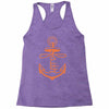 anchored faith Racerback Tank