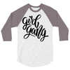 girl gang 2 3/4 Sleeve Shirt