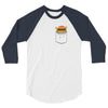 Pocket Burger 3/4 Sleeve Shirt