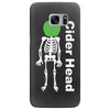 ciderhead cider drinking skeleton and apple Samsung Galaxy S7 Edge