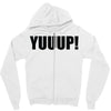 yuup humour Zipper Hoodie
