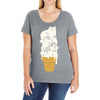 doodle Ladies Curvy T-Shirt