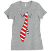 tie Ladies Fitted T-Shirt