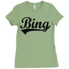 bing Ladies Fitted T-Shirt