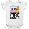 Forget Glass Slippers This Princess Wears Fire Boots Baby Bodysuit