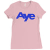 vote aye for scotland scottish yes independence Ladies Fitted T-Shirt