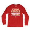Uterine Cancer Awareness I Wear Peach For Some Special To Me Long Sleeve Shirts