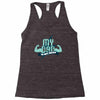 my dad my hero Racerback Tank