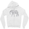 elephant filled5 cool Zipper Hoodie