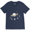 saturn go round V-Neck Tee