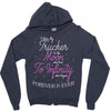 I Love My Trucker To The Moon And Back To Infinity And Beyond Forever Zipper Hoodie
