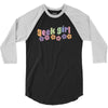 geek girl daisies 3/4 Sleeve Shirt