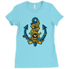 king of pirates anchor Ladies Fitted T-Shirt