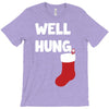 well hung endowed christmas stocking funny T-Shirt