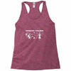 the aerodynamics of a basset hound Racerback Tank