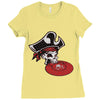pirate ultimate disc Ladies Fitted T-Shirt