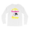 my pitbull is a sweetheart Long Sleeve Shirts
