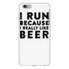 i run because i really like beer iPhone 6 Plus/6s Plus Case