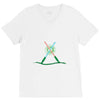 christmas lightsabers V-Neck Tee
