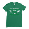 I Love Someone with Liver Cancer to The Moon and Back to Infinity Ladies Fitted T-Shirt