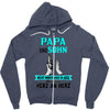papa und sohn Zipper Hoodie