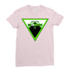 BACK TO DOWN Ladies Fitted T-Shirt