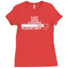 mens fart loading Ladies Fitted T-Shirt