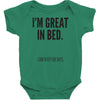 great in bed Baby Bodysuit