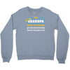 mischief with grandpa Crewneck Sweatshirt