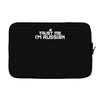 trust me, i'm russian   russia person country culture text pride tee Laptop sleeve