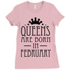 queens are born in february (2) Ladies Fitted T-Shirt