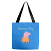 peppa pig mommy pig Tote Bags