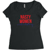 nasty women make history Women's Triblend Scoop T-shirt