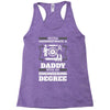 Never Underestimate A Daddy With An Engineering Degree Racerback Tank