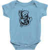 fish boat sea fishing Baby Onesie