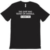 this shirt was tested on animals T-Shirt