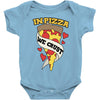in pizza we crust Baby Bodysuit