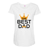 The Best Dad Maternity Scoop Neck T-shirt