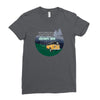 Way Down We Go Ladies Fitted T-Shirt