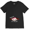 July Peeking Out Baby Girl V-Neck Tee