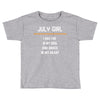 July Girl Toddler T-shirt