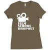 film school dropout Ladies Fitted T-Shirt