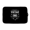original parts vintage established 1961 perfectly aged Laptop sleeve