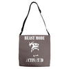 beast mode Adjustable Strap Totes