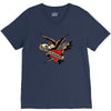 sailor jerry tattoo art military mermaid V-Neck Tee