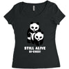 Still Alive Bitches Women's Triblend Scoop T-shirt
